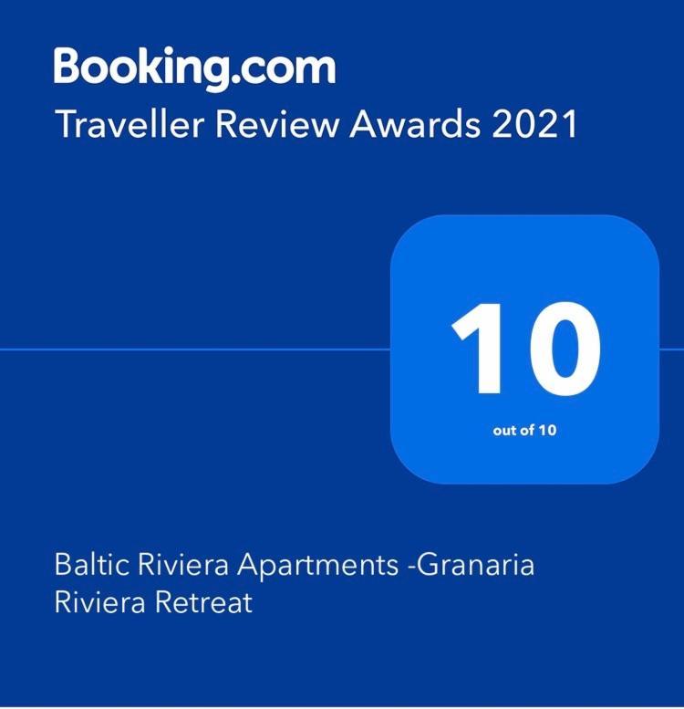 Baltic Riviera Apartments - Luxurious Apartment With Patio And River View 格但斯克 外观 照片